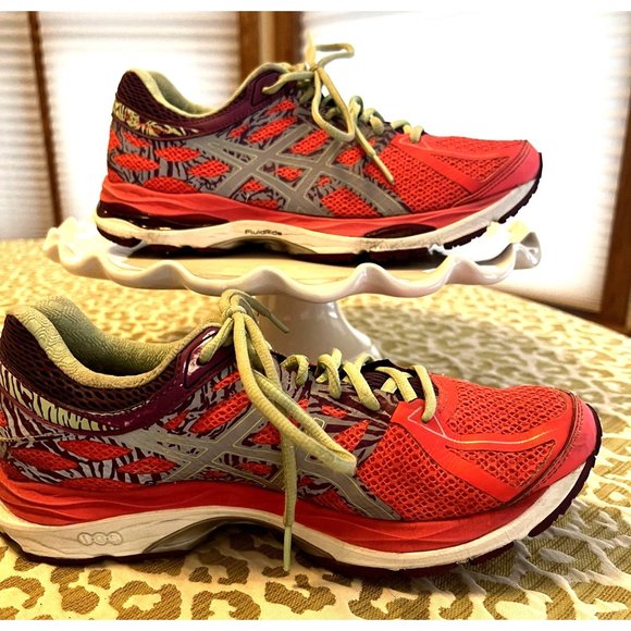 Asics Gel Cumulius 17 Fluid Ride Womens size 8.5 Hot Pink, Purple Running Shoes - Picture 9 of 9